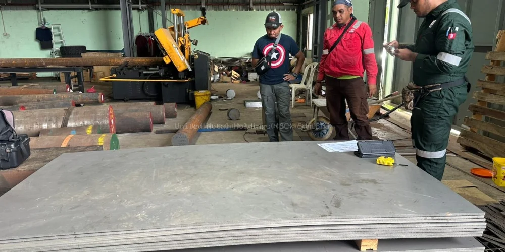 Super Duplex Steel S32750 Plates Supply to Petronas Malaysia: Enhancing Silo Cone Durability | United Metal Holdings (SC) Sdn Bhd