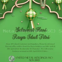 Selamat Hari Raya Aidilfitri! | United Metal Holdings (SC) Sdn Bhd